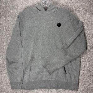 Volcom Mens Heather Gray Pullover Hoodie Sweatshirt Size M (READ)